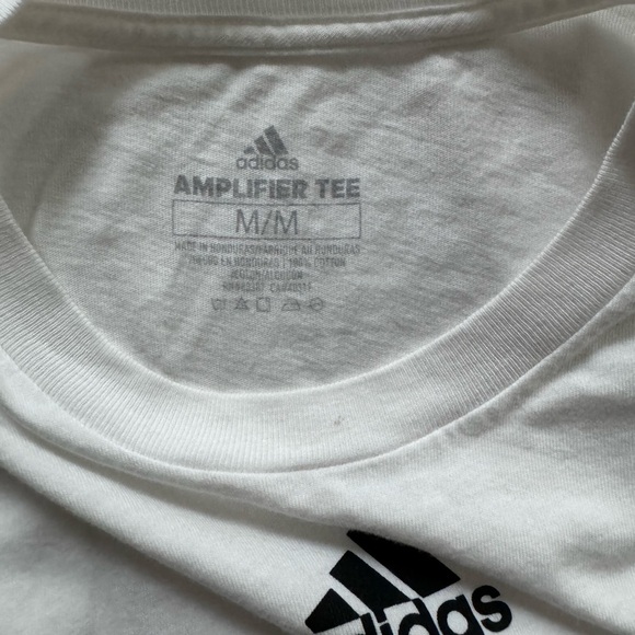 Adidas White and Yellow Bronco Basketball Long Sleeve Shirt men M - Picture 5 of 6